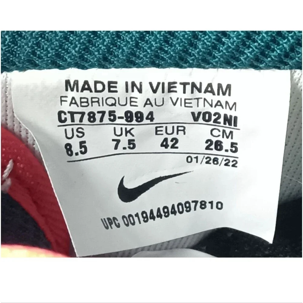 Nike By You ID Air Force 1 One CT7875-994 Men's Size 8.5 Blue Green White